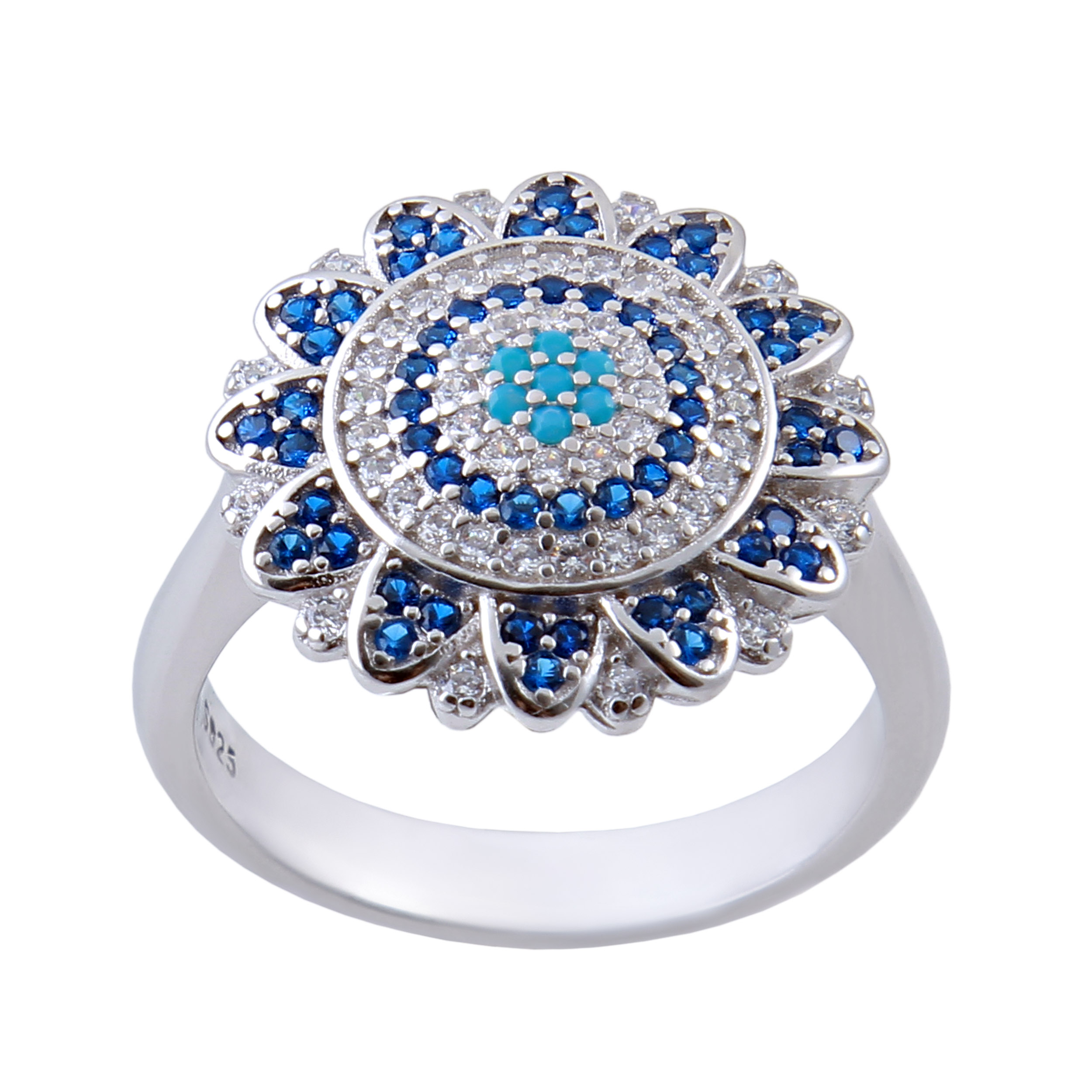     انگشتر نقره زنانه بازرگانی میلادی کد AWR-376