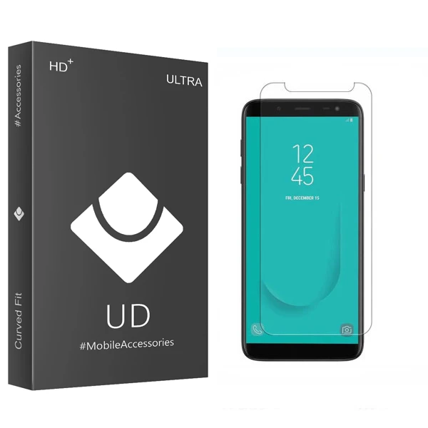 محافظ صفحه نمایش شیشه ای یو دی مدل ULTRA مناسب برای گوشی موبایل سامسونگ Galaxy J8 Plus
