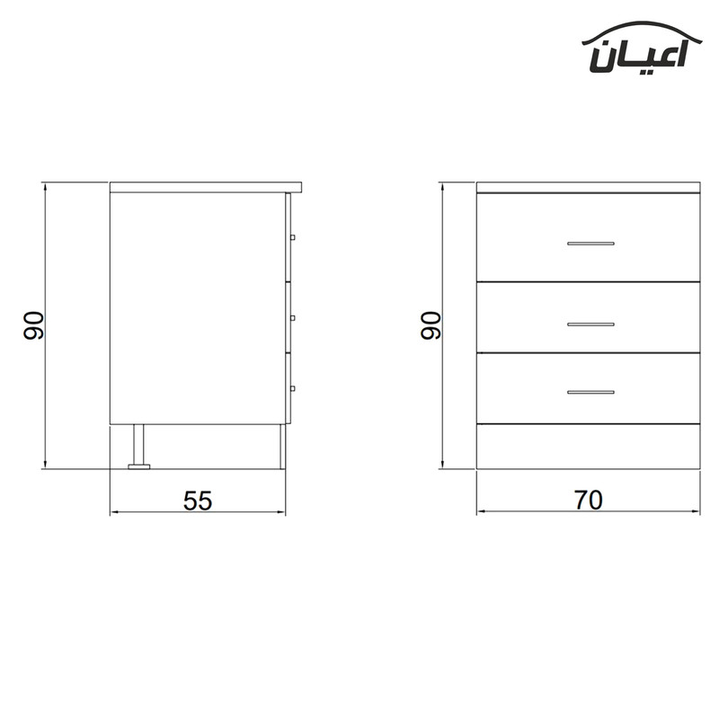 کابینت آشپزخانه اعیان مدل FH C14