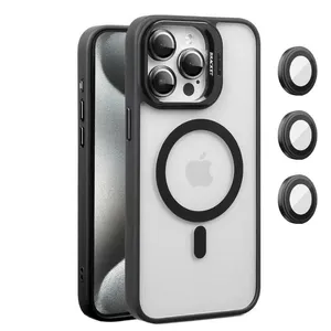 Bracket Stand Magsafe cover with lens protector suitable for Apple Iphone 14 Pro Max