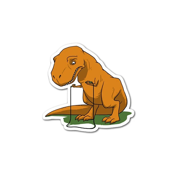 استیکر لپ تاپ و موبایل مدل دایناسور