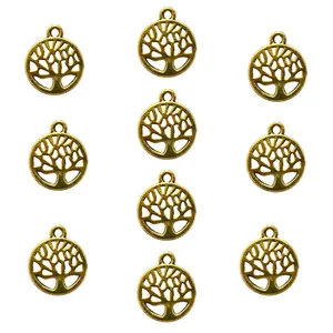 آویز دستبند طرح درخت کد 299 AD بسته 10 عددی