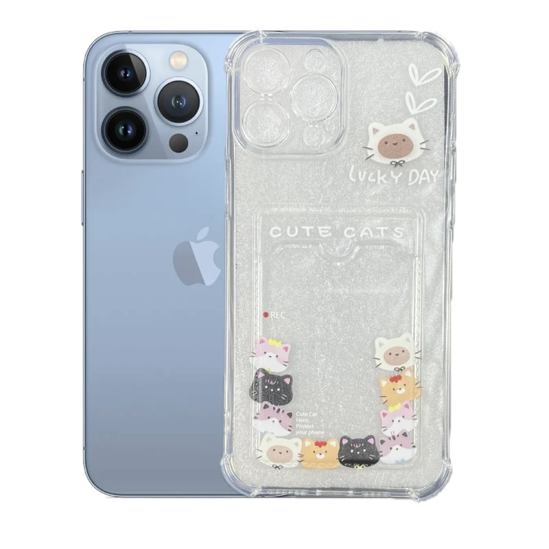 کاور طرح خانواده گربه ها مناسب برای گوشی موبایل اپل iPhone 13 Pro Max