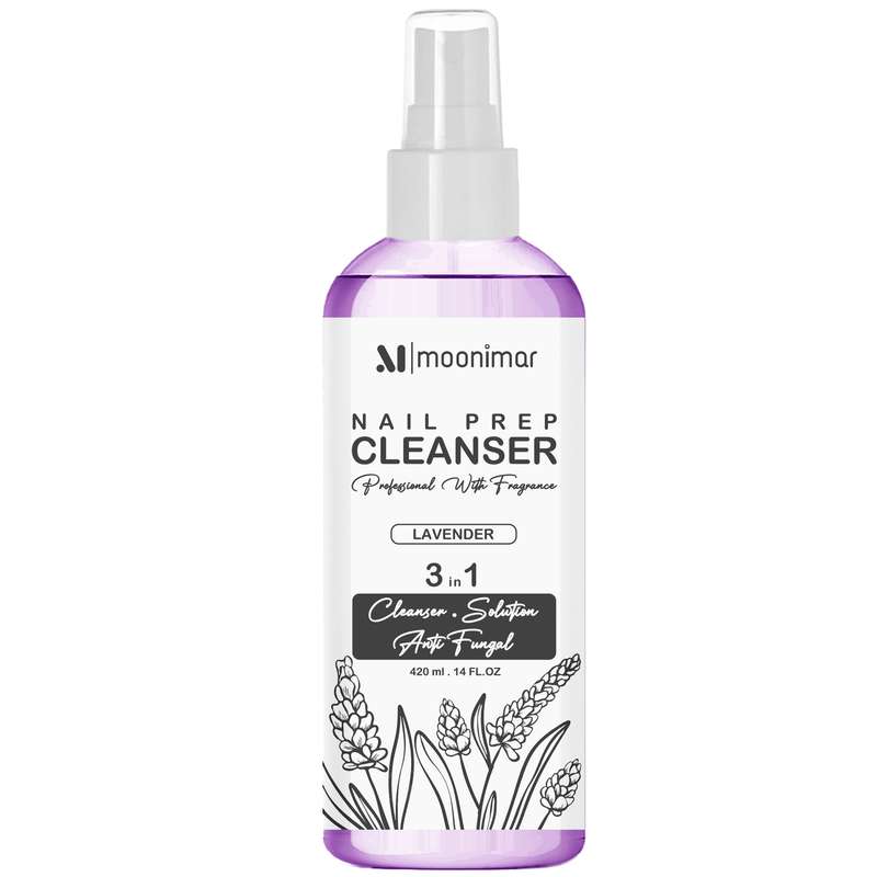 کلینزر کاشت ناخن مونیمار مدل Lavender حجم 420 میلی لیتر کلینزر کاشت ناخن مونیمار مدل Lavender حجم 420 میلی لیتر