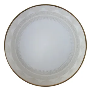 بشقاب غذاخوری مدل تخت 25 کد 340012 مجموعه 6 عددی