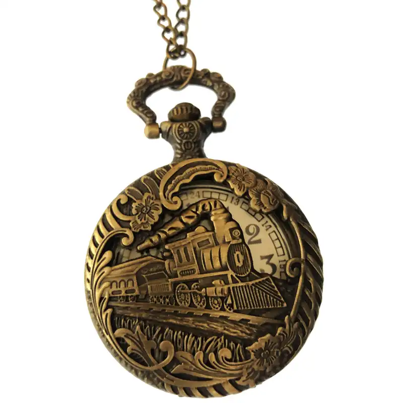 ساعت گردنبندی عقربه ای مدل TRAIN-1