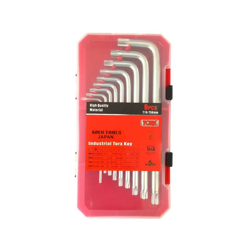 آچار آلن ستاره ای ام کا اچ مدل MK-9 مجموعه 9 عددی آچار آلن ستاره ای ام کا اچ مدل MK-9 مجموعه 9 عددی