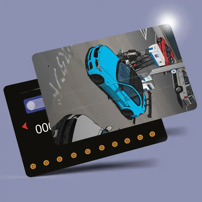 استیکر کارت مدل ماشین کد acr11