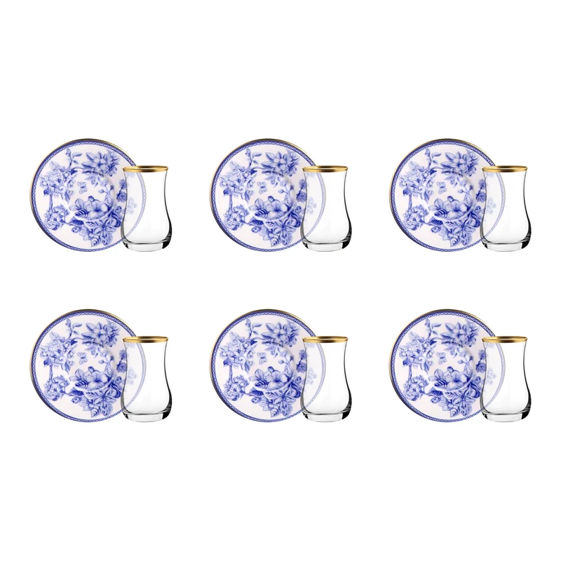 سرویس چای خوری 12 پارچه گونول مدل Teaset