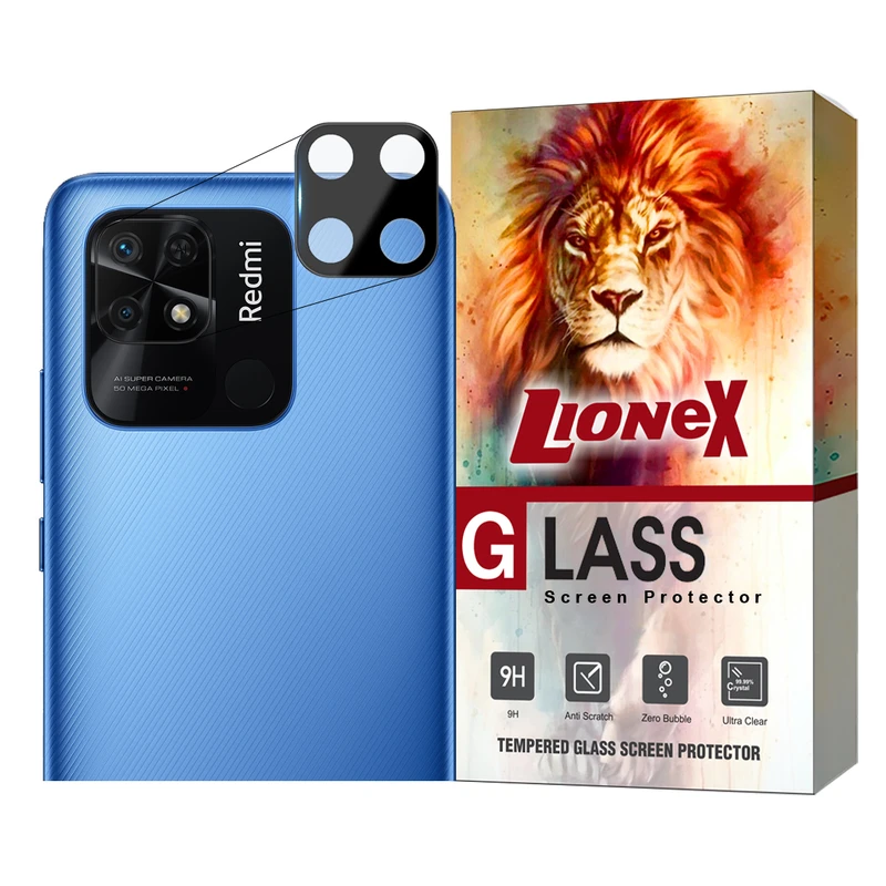 محافظ لنز دوربین  لایونکس مدل LENSFUL مناسب برای گوشی موبایل شیائومی Redmi 10C / Redmi 10 Power / Redmi 10 India