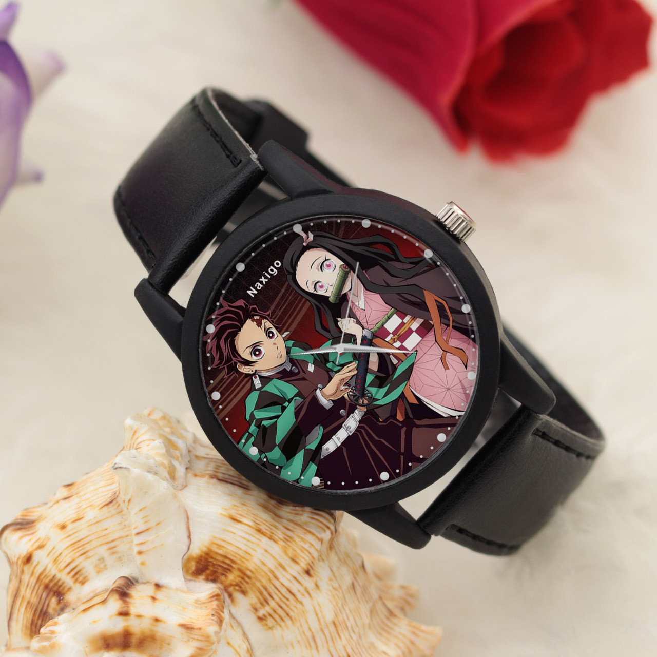 ساعت مچی عقربه ای ناکسیگو مدل شیطان کش کد LF6841