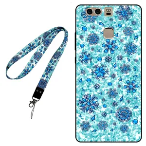 Megafone Snow Flake 0014 Cover For Huawei P9 Mobile Neckband 