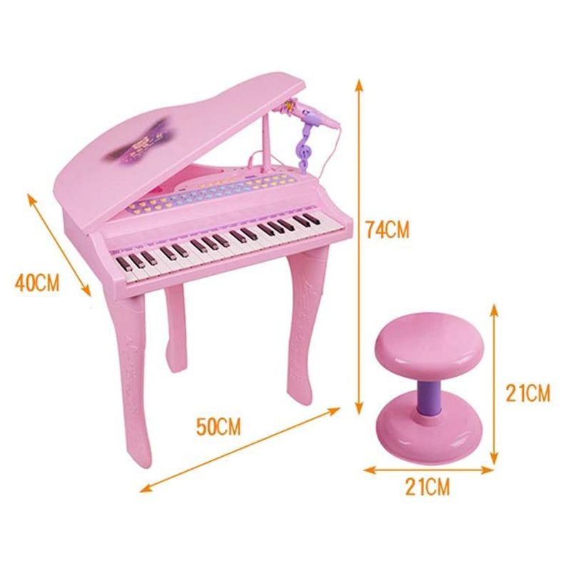 اسباب بازی موزیکال مدل پیانو پایه دار و میکروفون کد 88022 -  - 13