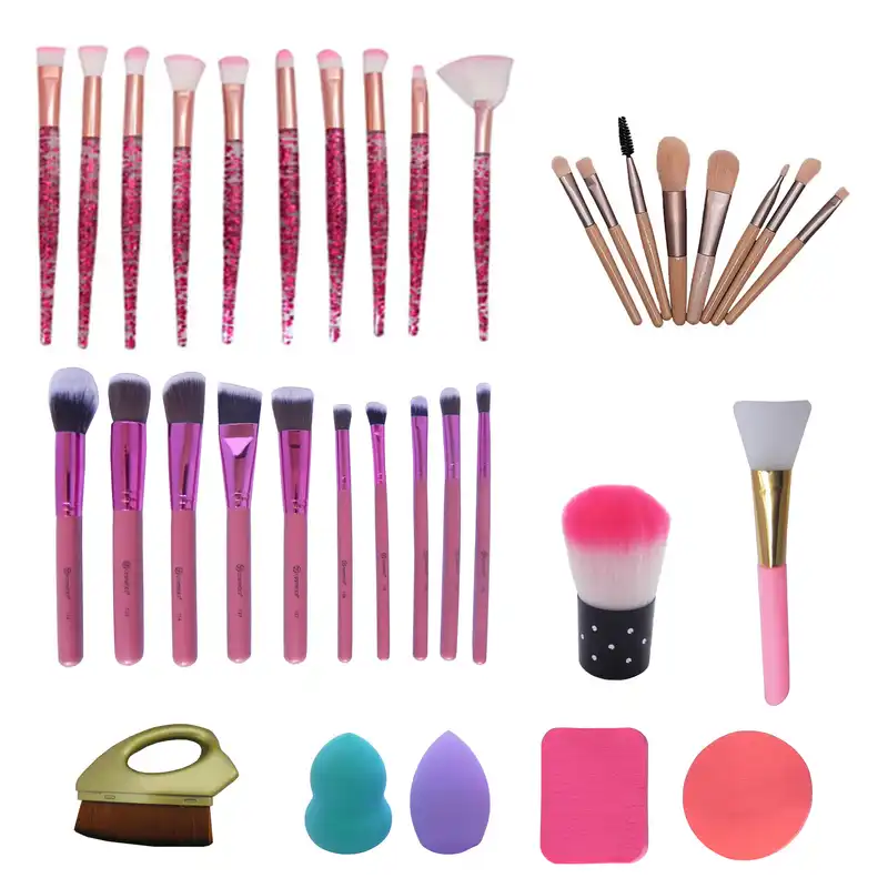 ست برس و پد آرایشی کد 00654 بسته 35 عددی