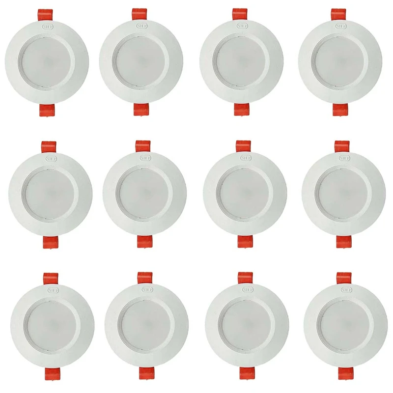 چراغ هالوژن 9 وات شاهچراغ مدل روناک بسته 12 عددی