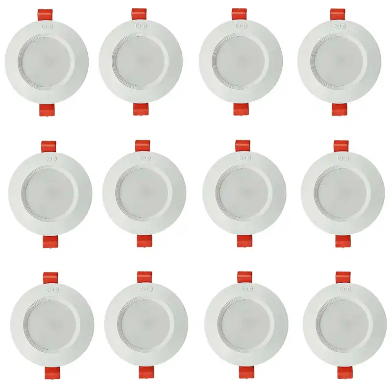 پنل سقفی 9 وات شاهچراغ مدل روناک بسته 12 عددی