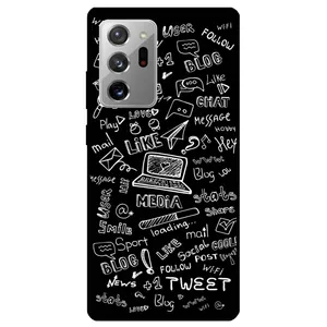 Megafone Social Media 1898 Cover For Samsung Galaxy Note 20 Ultra 4G / 5G