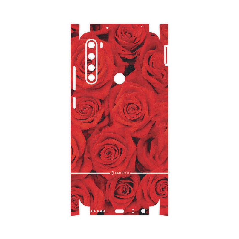 برچسب پوششی ماهوت مدل Red-Flower-FullSkin مناسب برای گوشی موبایل شیائومی Redmi Note 8
