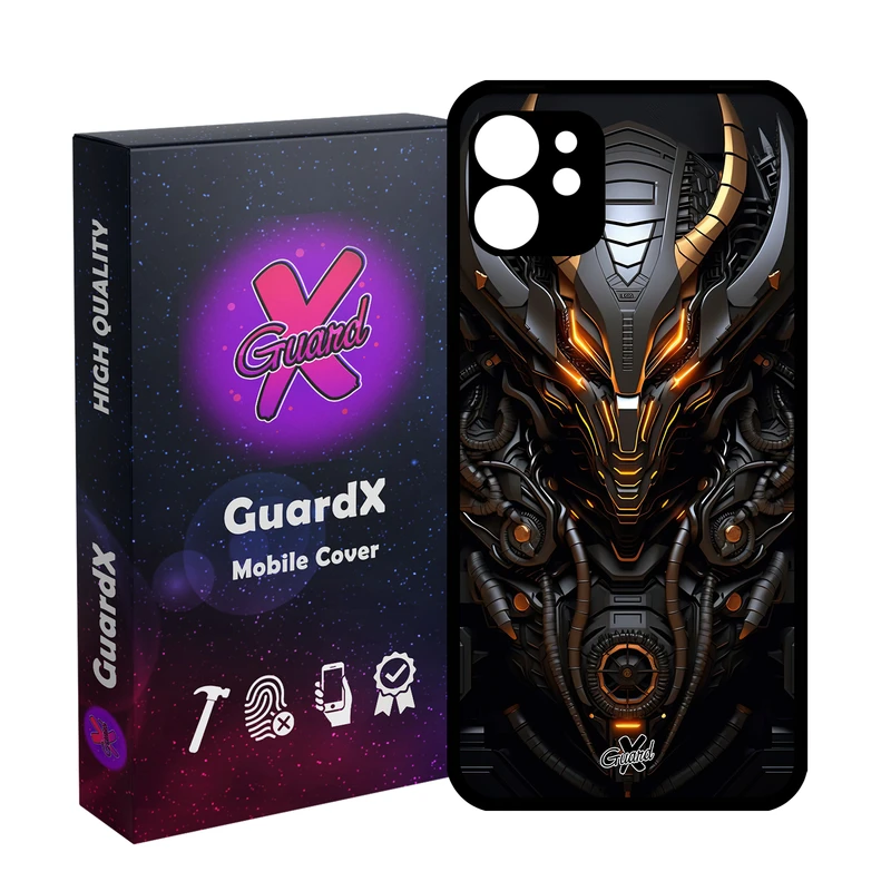کاور گارد ایکس طرح جنگجو مدل Glass10615 مناسب برای گوشی موبایل اپل iPhone 11