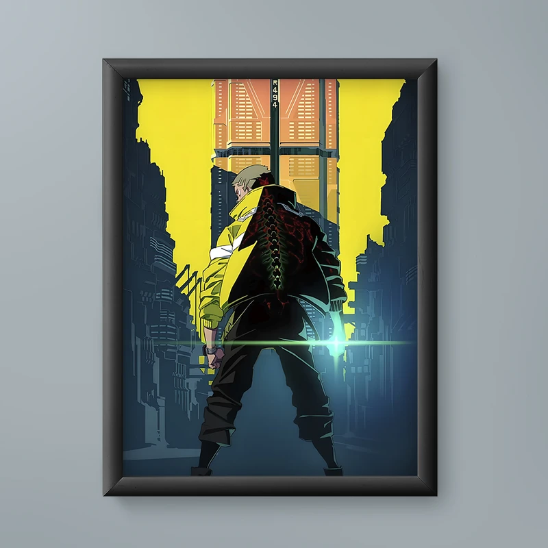 تابلو مدل انیمه سایبرپانک Cyberpunk anime 07