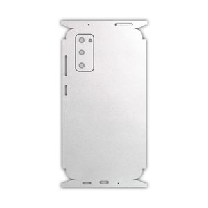 نقد و بررسی برچسب پوششی ماهوت مدل Metallic-White-FullSkin مناسب برای گوشی موبایل سامسونگ Galaxy S20 FE توسط خریداران