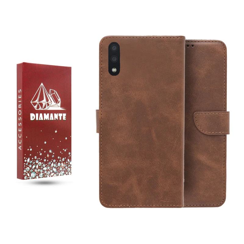 کیف کلاسوری دیامانته مدل چرم مناسب برای گوشی موبایل سامسونگ Galaxy A01