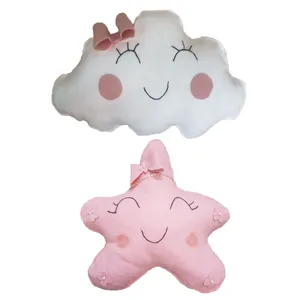کوسن کودک مدل ابر و ستاره مجموعه 2 عددی