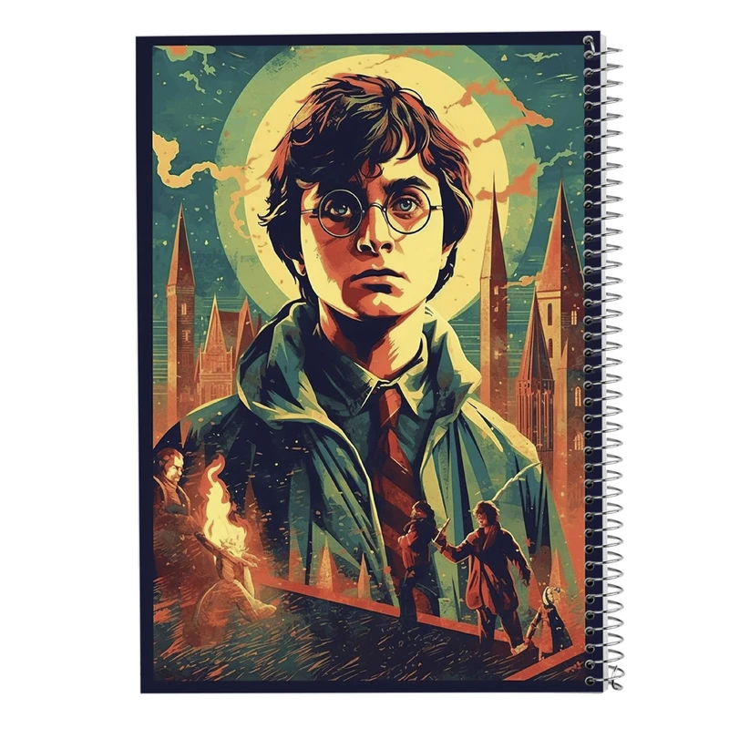 دفتر مشق 100 برگ مدوپد مدل هری پاتر harrypotter کد DF10262