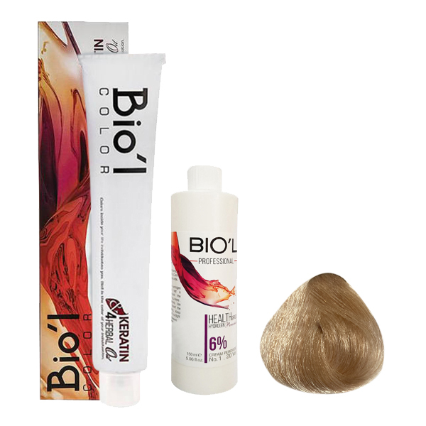 کیت رنگ مو بیول سری SUPER BLONDE  شماره 12.81 حجم 100 میلی لیتر رنگ سوپر بلوند شکلاتی دودی