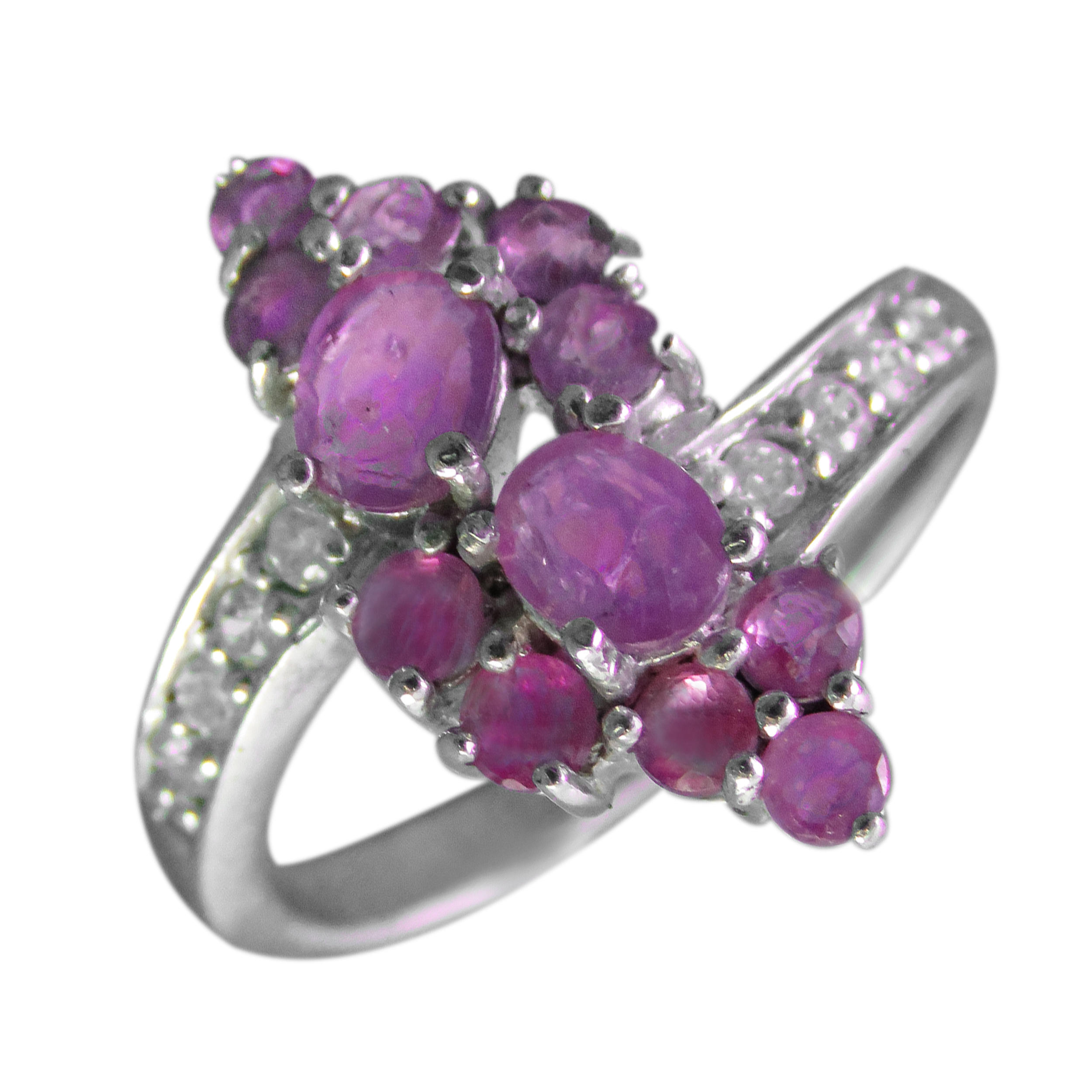 انگشتر نقره زنانه کد 2504