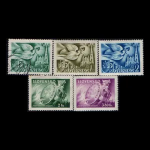 تمبر یادگاری مدل کشور اسلواکی 1941 مجموعه 5 عددی