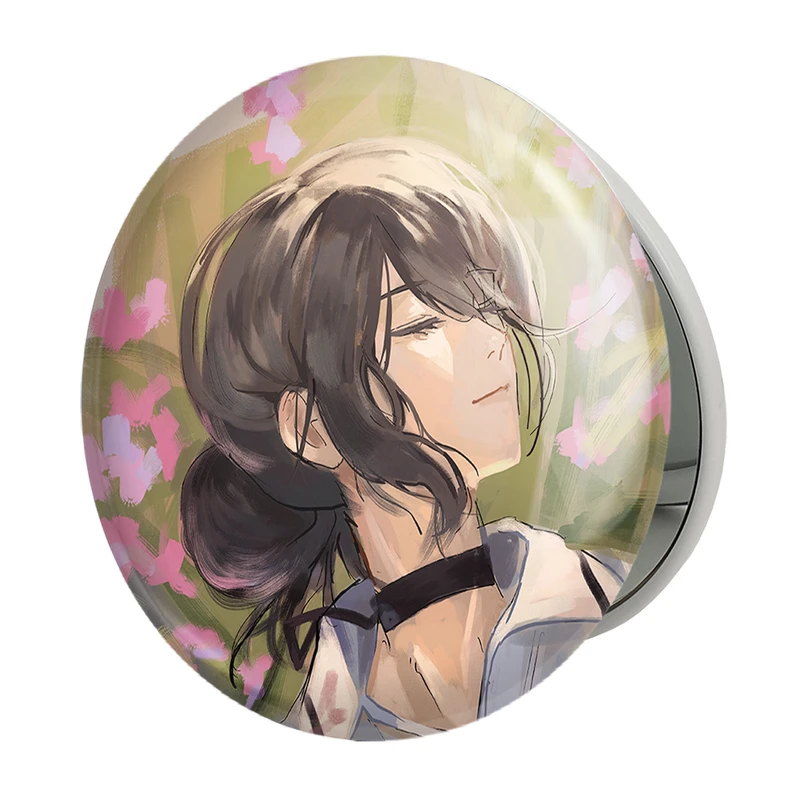 آینه جیبی خندالو طرح ریزه انیمه مرد اره ای Chainsaw Man مدل تاشو کد 22311 