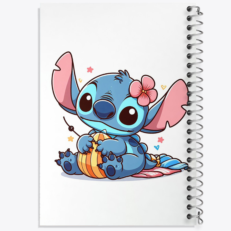 دفتر مشق 50 برگ خندالو طرح استیچ (Stitch) کد 37198