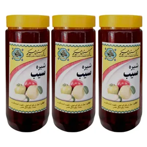 شیره سیب گیاهستان حکیم - 1 کیلوگرم بسته 3 عددی