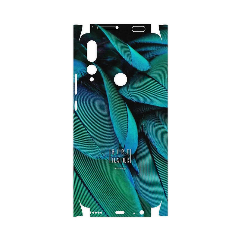 برچسب پوششی ماهوت مدل Green Feather-FullSkin مناسب برای گوشی موبایل هوآوی Y9 Prime 2019