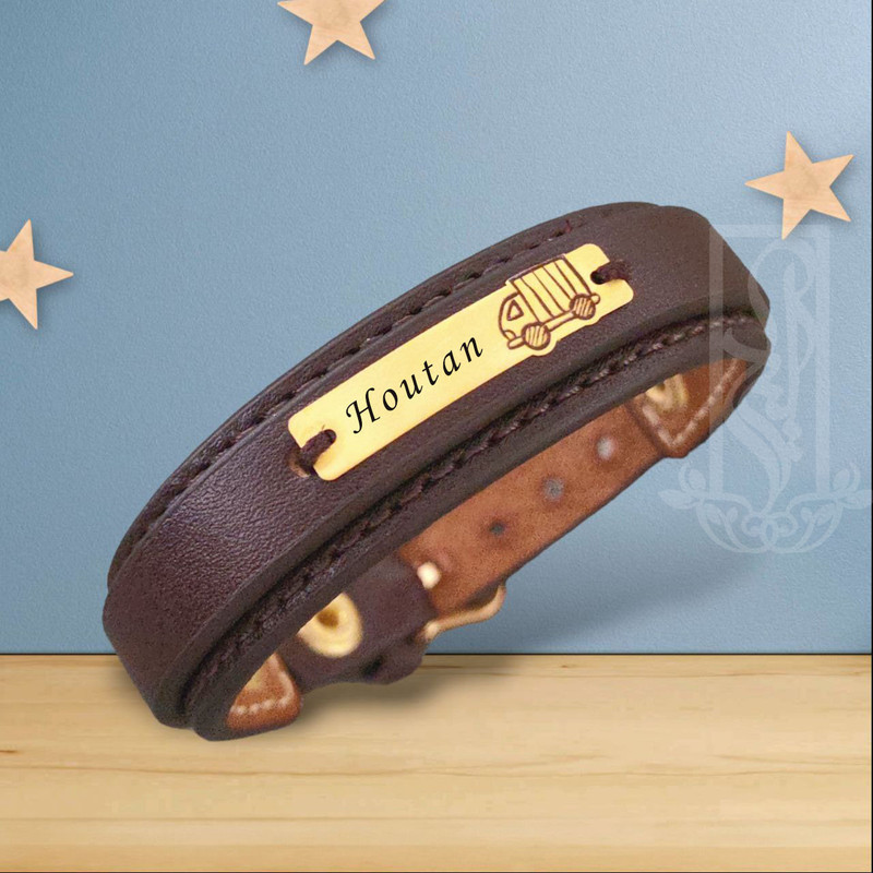 دستبند طلا 18 عیار بچگانه لیردا مدل اسم هوتن 72600 دستبند طلا 18 عیار بچگانه لیردا مدل اسم هوتن 72600