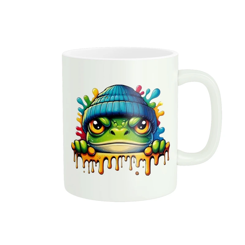 ماگ پاد آفرین طرح قورباغه عصبانی کد 6322