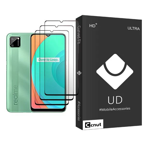 محافظ صفحه نمایش کوکونات مدل UDB Ultra MIX003 مناسب برای گوشی موبایل ریلمی C11 بسته سه عددی