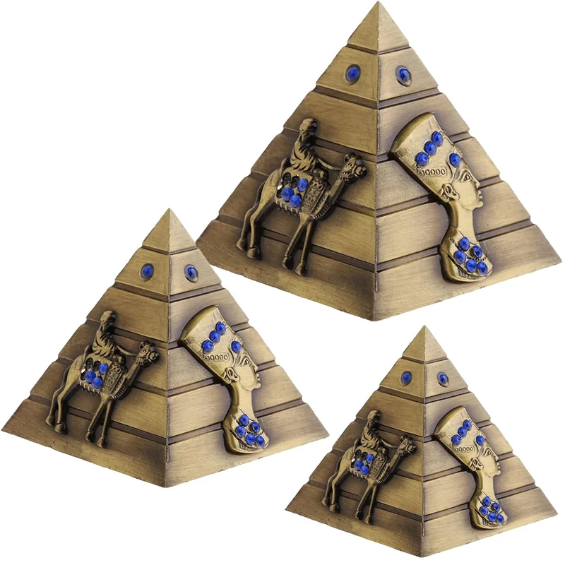 دکوری مدل اهرام مصر کد 3 مجموعه 3 عددی