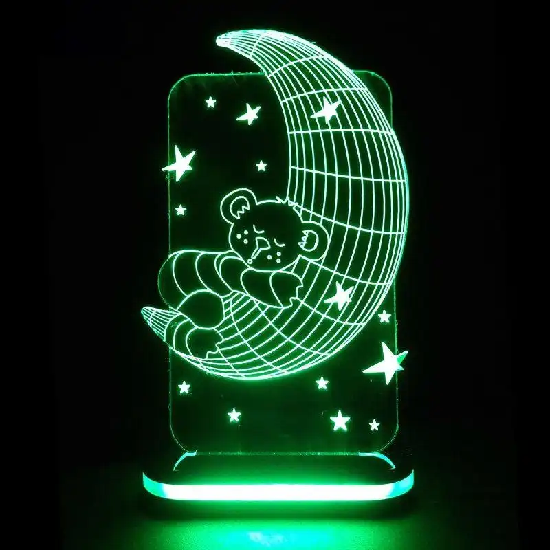 چراغ خواب طرح ماه مدل کلید دار کد 1091