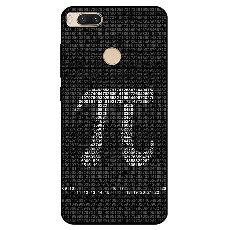 کاور مگافون طرح عدد پی مدل 7240 مناسب برای گوشی موبایل شیائومی Mi A1 / MI 5X