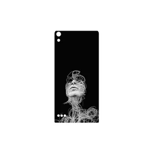 MAHOOT Strings Digital Art 2 Cover Sticker for Huawei Ascend P6