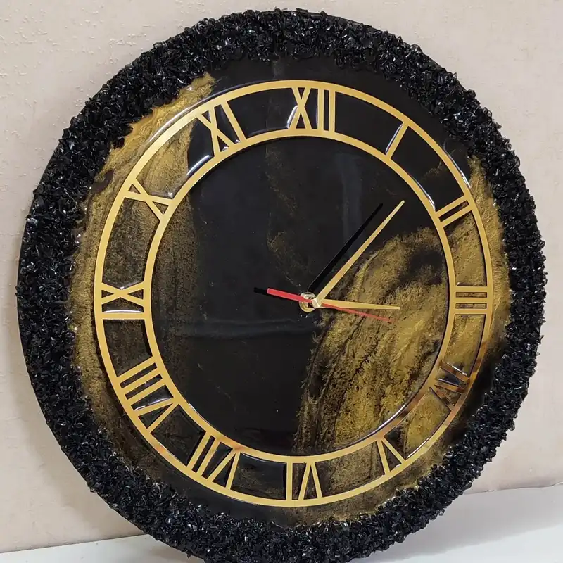 ساعت دیواری رزینی کد 01