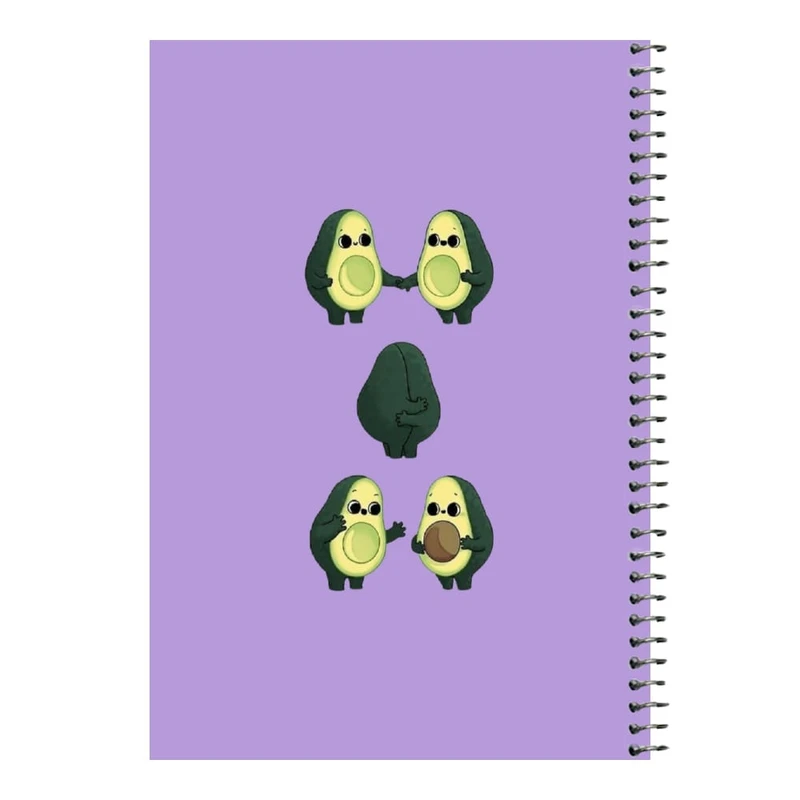 دفتر مشق 80 برگ اس جی مدل آووکادو     