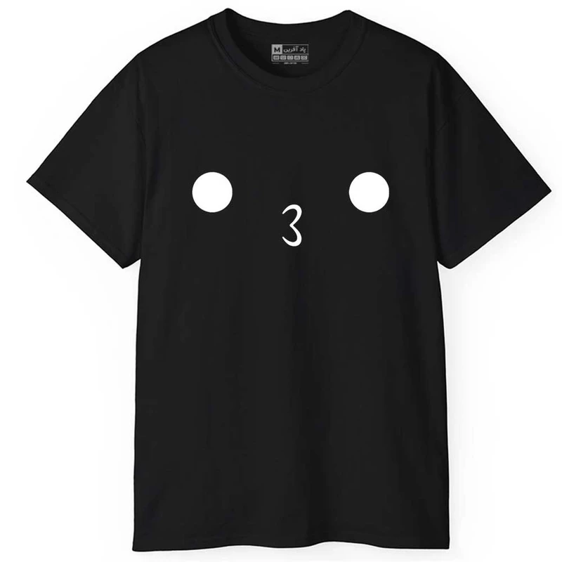 تی‌شرت آستین کوتاه مردانه پاد آفرین مدل صورتک کد 58