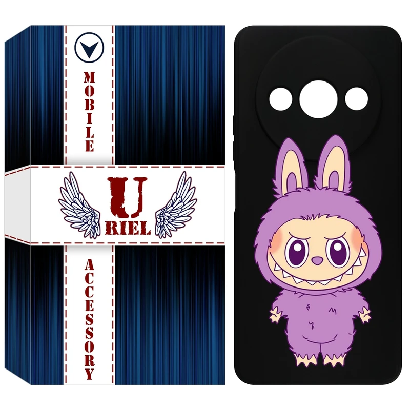 کاور یوریل قاب مدل KSH کد 150 طرح عروسک لبوبو مناسب برای گوشی موبایل شیائومی Redmi A3 / A3x