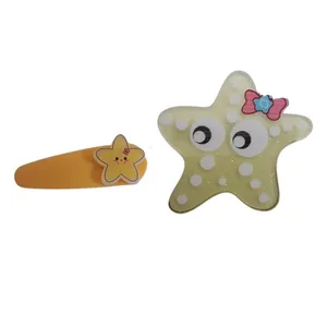 گیره مو دخترانه مدل ستاره بسته 2 عددی