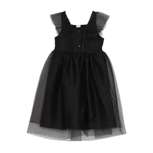 پیراهن بدون آستین یقه خشتی دخترانه ال سی وایکیکی مدل Bl7