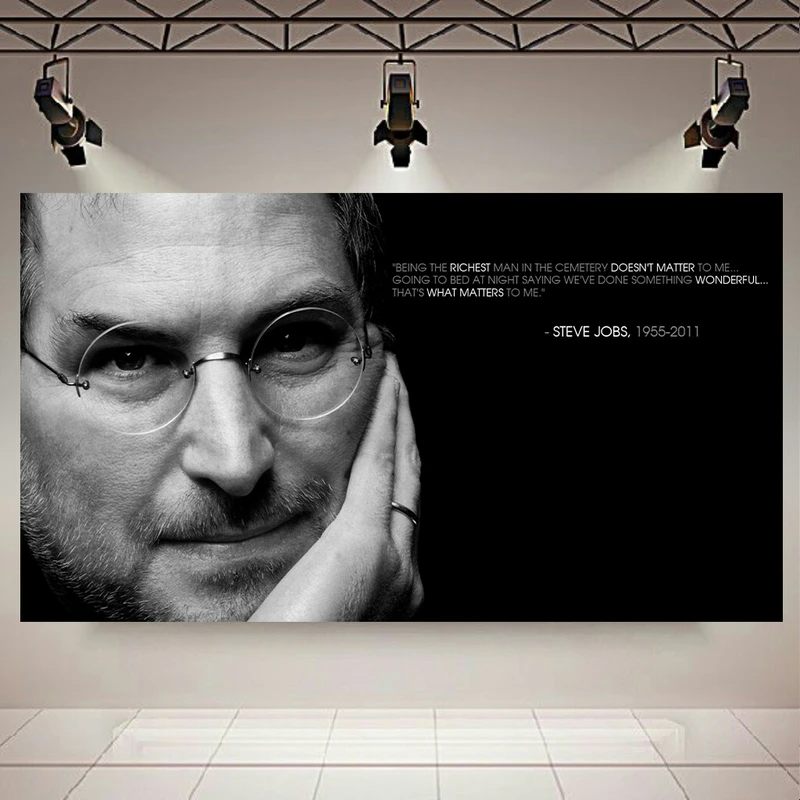 پوستر طرح انگیزشی مدل استیو جابز کد AR9500
