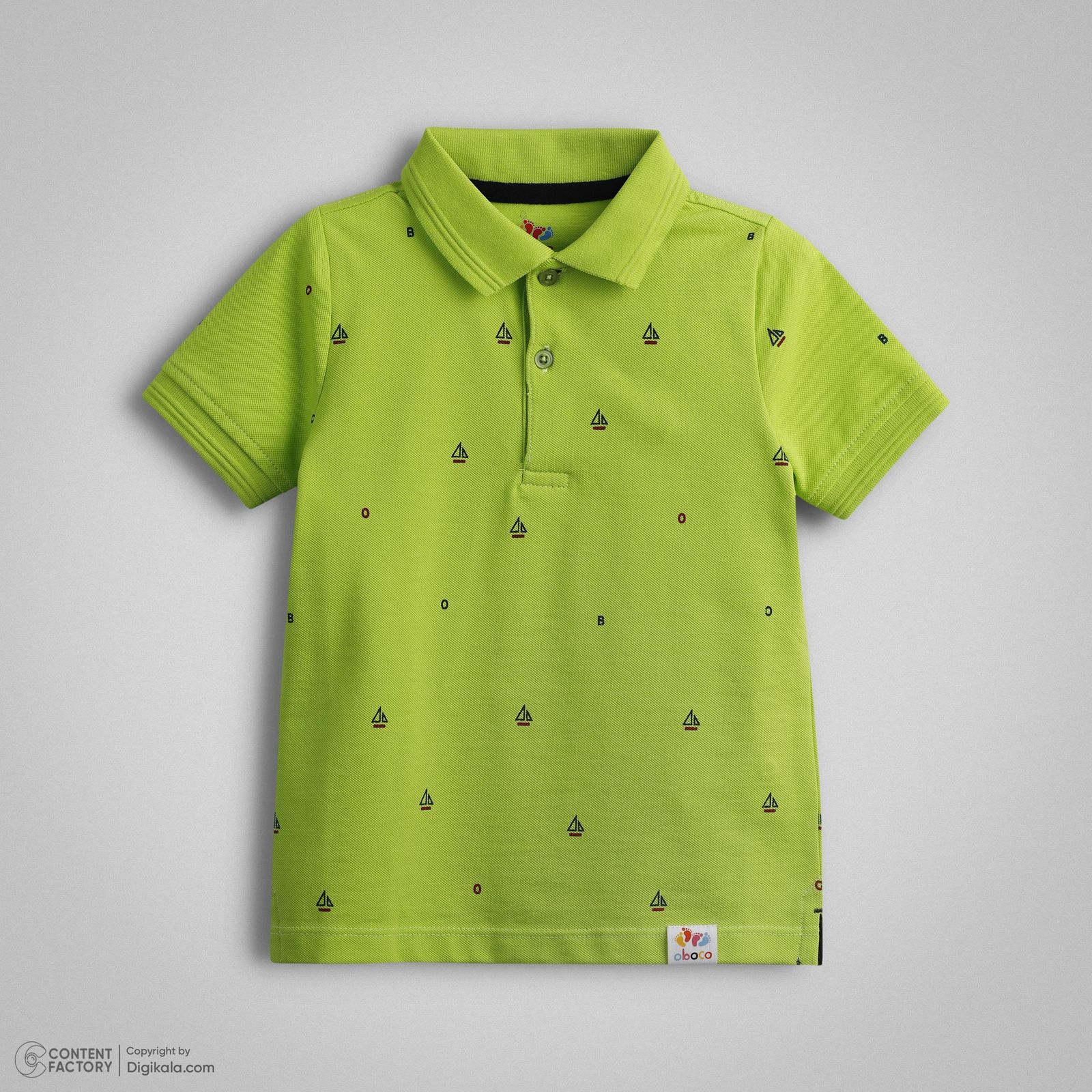 پولوشرت آستین کوتاه پسرانه وان بای وان مدل 2007322418 -  - 2